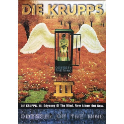 Die Krupps: III Odyssey The Mind : Promojuliste 59cm x 82cm - used original promo poster