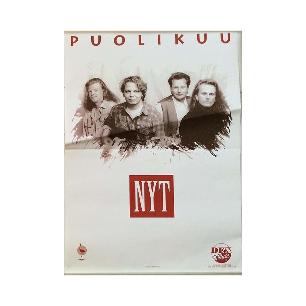 Puolikuu: NYT : Promojuliste 29cm x 42cm - used original promo poster