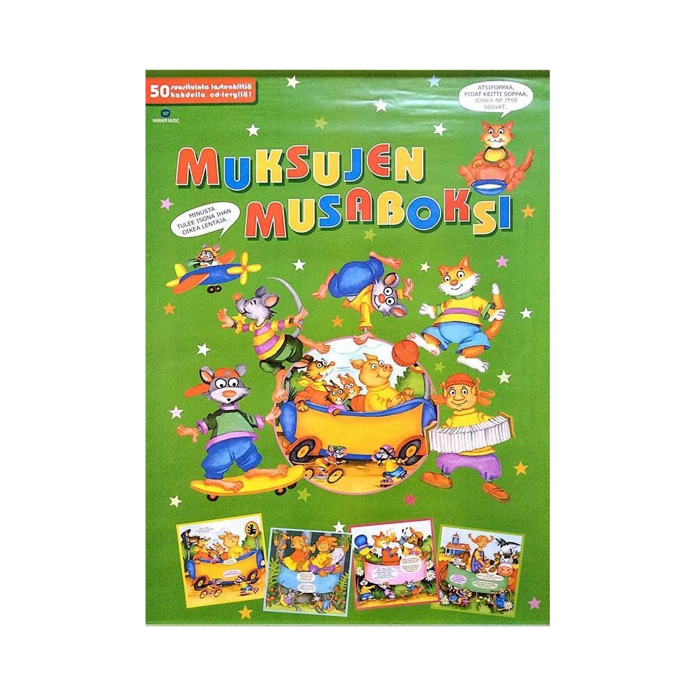 Muksujen musaboksi: 50 duodituinta : Promojuliste 41cm x 59cm - used original promo poster