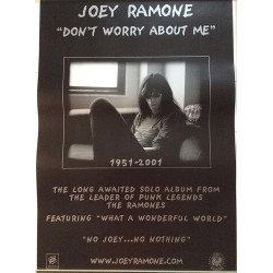 Ramone Joey: Don’t worry about me : Promojuliste 41cm x 59cm - used original promo poster