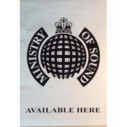 Ministry of Sounds: available here : Promojuliste 50cm x 70cm - used original promo poster
