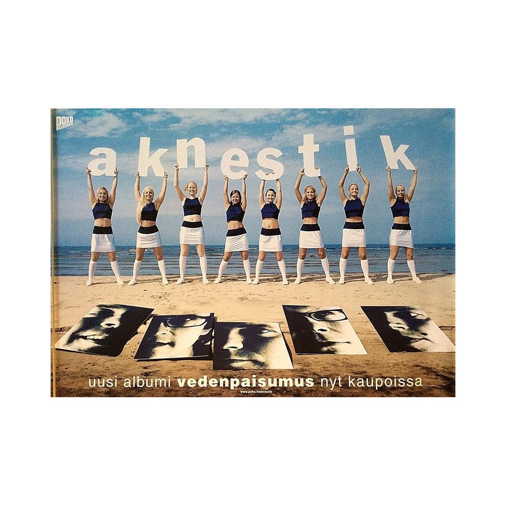 Aknestik: Vedenpaisumus : Promojuliste 69cm x 49cm - used original promo poster