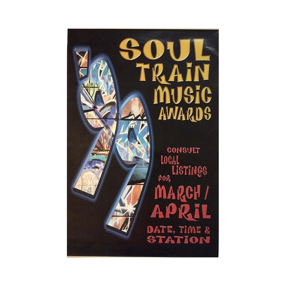 Soul Train Music Awards : Tapahtumajuliste kaksipuoleinen 60cm x 90cm - Used Poster