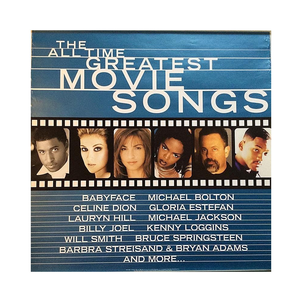 Alltime greatest movie songs : Promojuliste 60cm x 60cm - used original promo poster