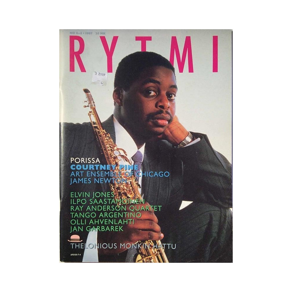 Rytmi 1987 No.NO 4-5 Elvin Jones,Ilpo Saastamoinen,Jan Garbarek Magazine