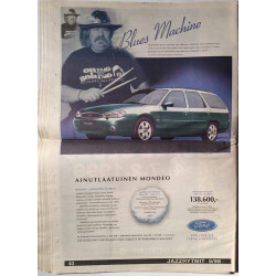 Jazz Rytmit 1998 No.5 Marian Petrescu trio,Marjo-Riitta Kervinen Magazine