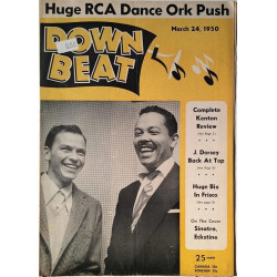 Down Beat : Stan Kenton,Jimmy Dorey - begagnade magazine