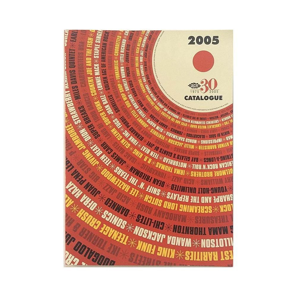 Ace Records Catalogue: Ace 30 1995-2005  kansi EX sisäsivut EX Käytetty kirja