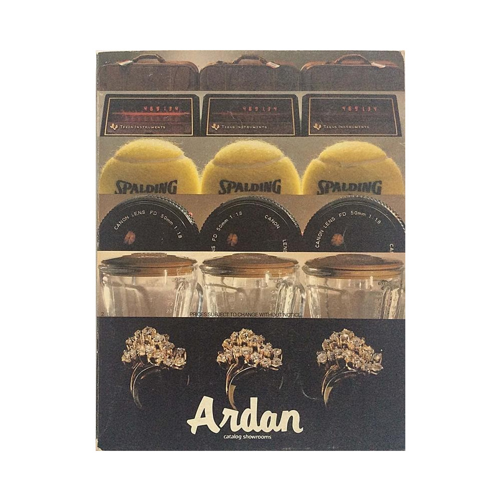 Ardan catalog showrooms : 1980-81 Shopper’s Catalog - Used book