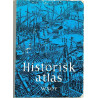 Historisk atlas: Jarl Gustafson  kansi VG- sisäsivut EX- Käytetty kirja