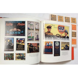 Lick ‘em, stick ‘em lost art of Poster Stamps : H. Thomas Steele - Used book