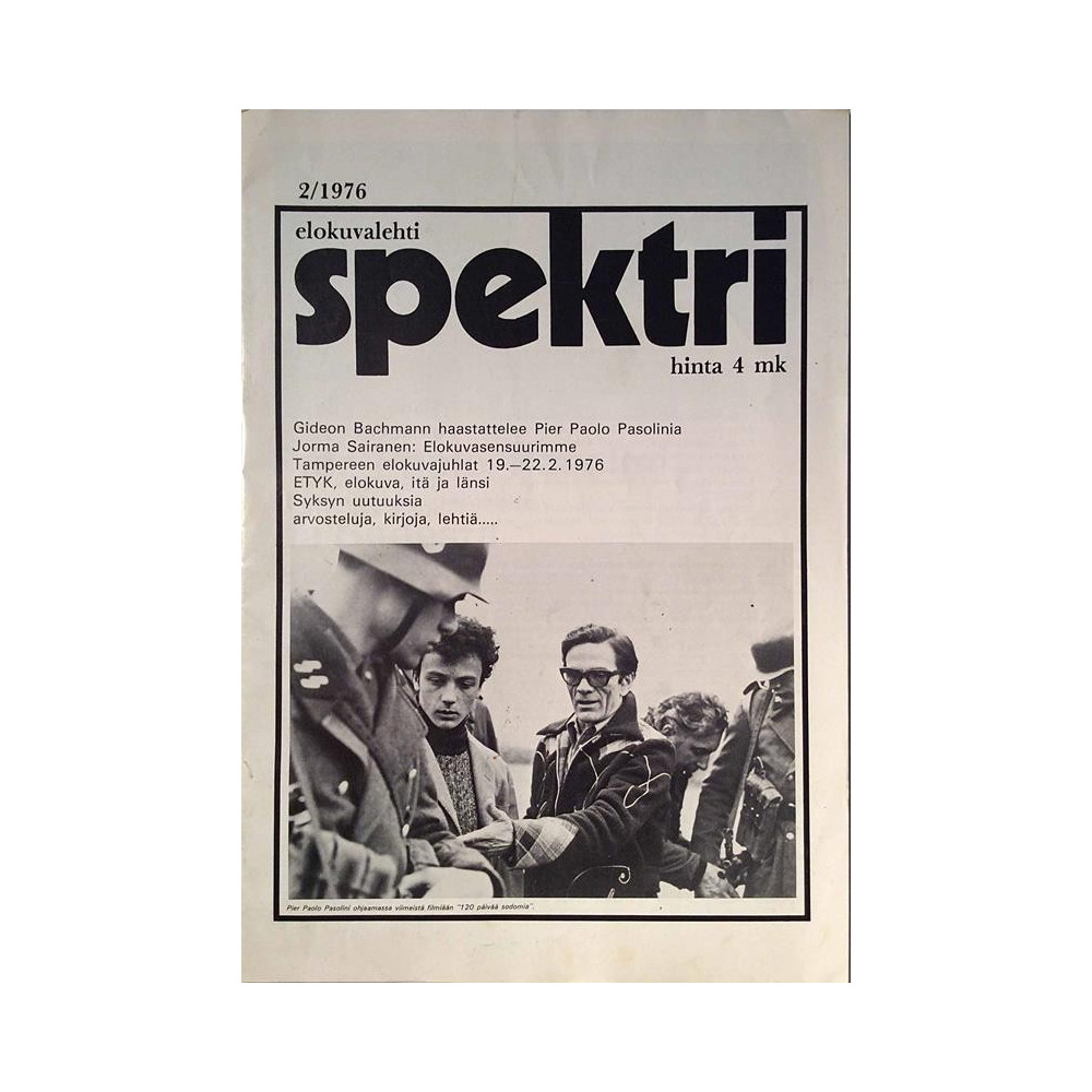 Spektri : Pier Paolo Pasolini - begagnade magazine