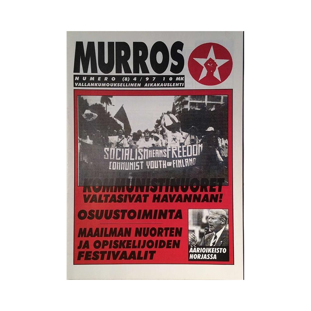 Murros : Osuustoiminta,Burma,Trotski - begagnade magazine