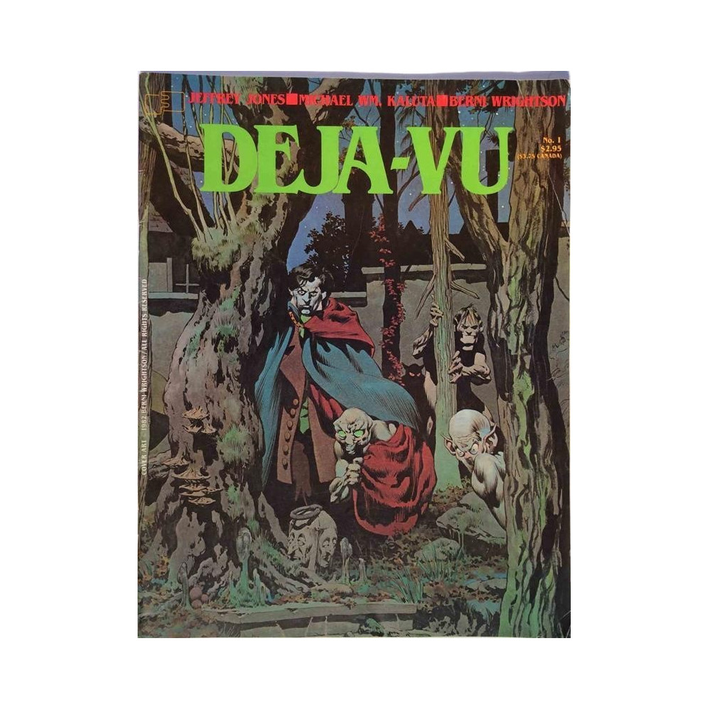 Deja-Vu 1982 No. No.1 Jeffrey Jones,Michael WM. Kaluta,Berni Wrightson Magazine