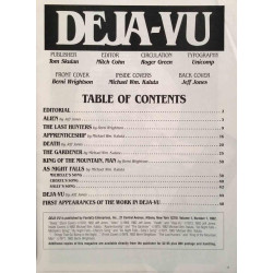 Deja-Vu 1982 No. No.1 Jeffrey Jones,Michael WM. Kaluta,Berni Wrightson Magazine
