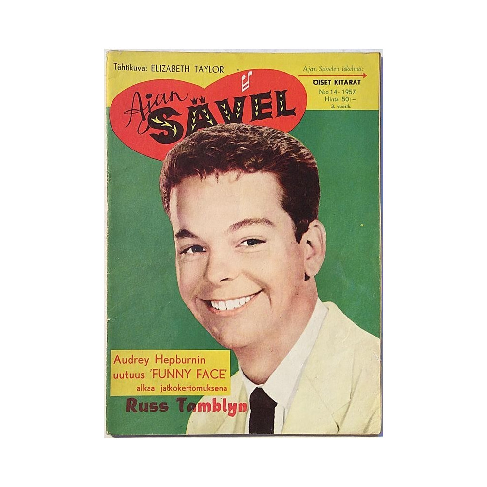 Ajan Sävel : Rus Tamblyn, Elizabeth Taylor - used magazine