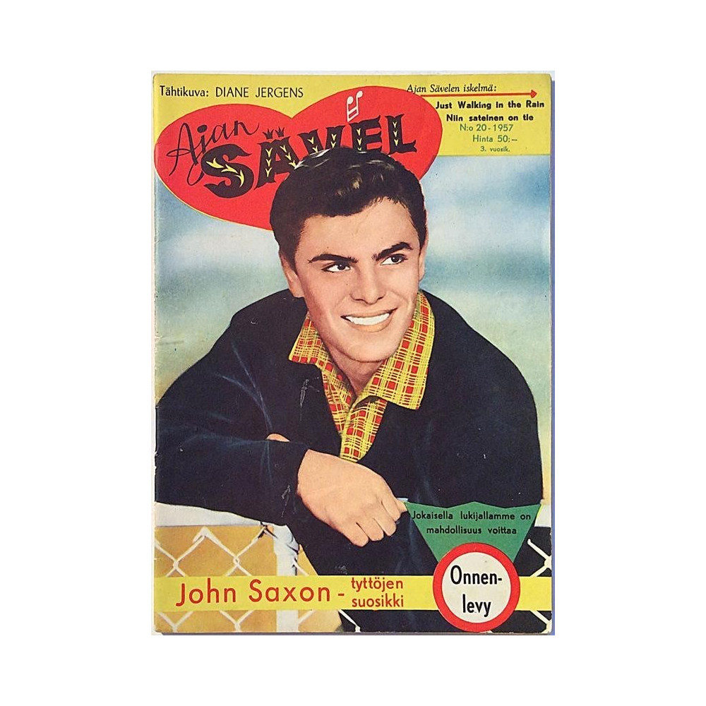 Ajan Sävel : John Saxon, Diane Jergens - begagnade magazine