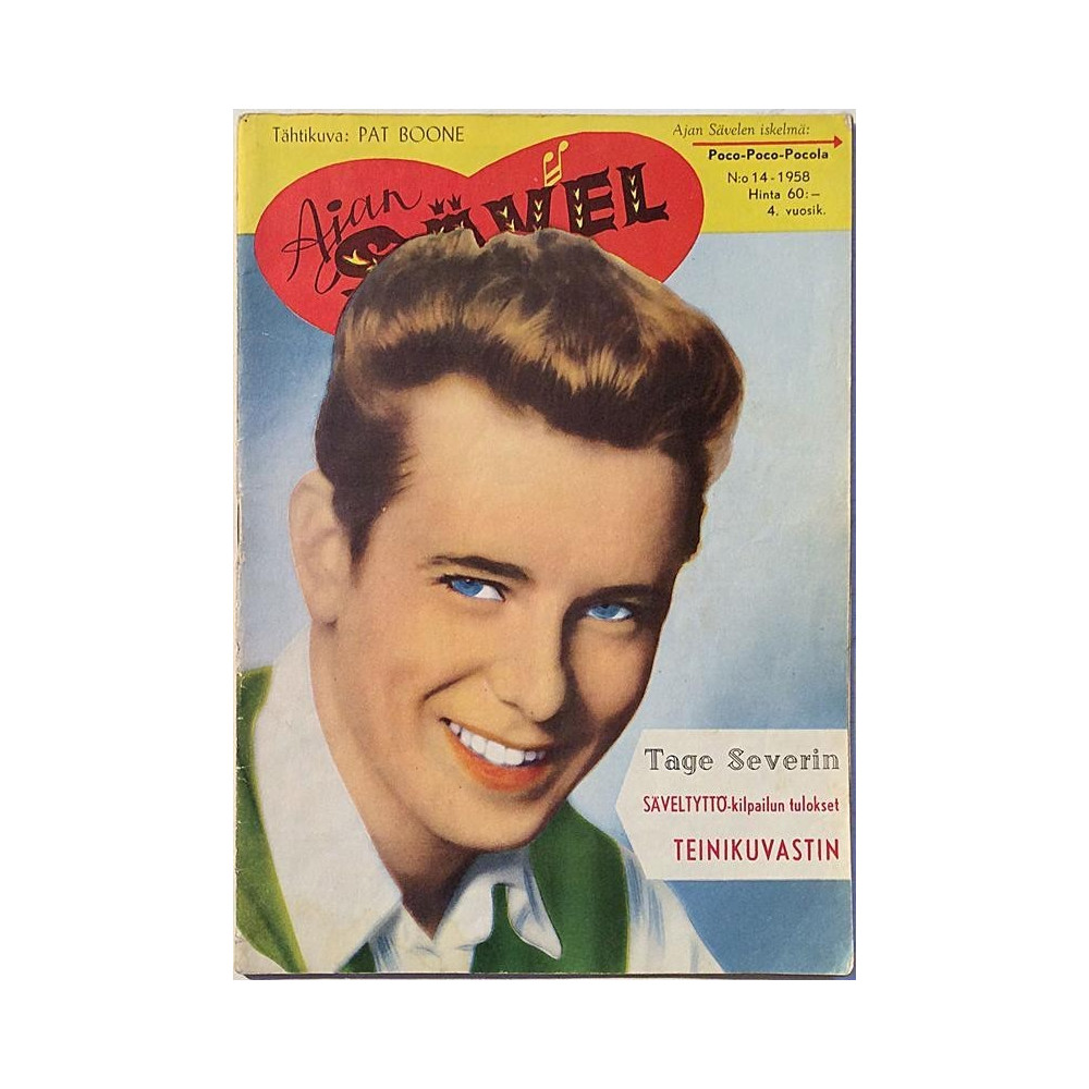 Ajan Sävel : Tage Severin, Pat Boone - used magazine