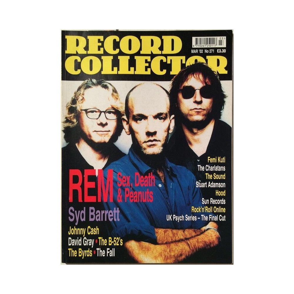 Record Collector 2002 No. No. 271 mar Syd Barrett,Jihnny Cash,Byrds,Fall Magazine