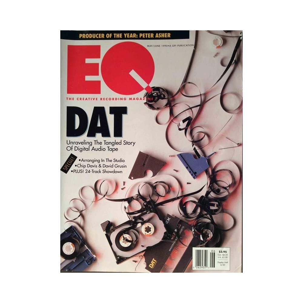 EQ Recording & Sound Magazine 1990 No. MAY/JUNE DAT story of Digital Audio Tape Magazine