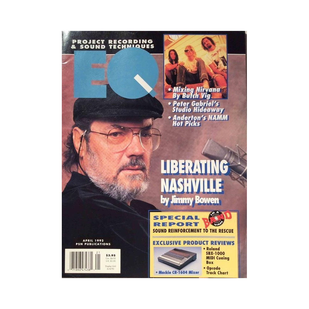 EQ project recording & sound : Liberating Nashville by Jimmy Bowen - begagnade magazine