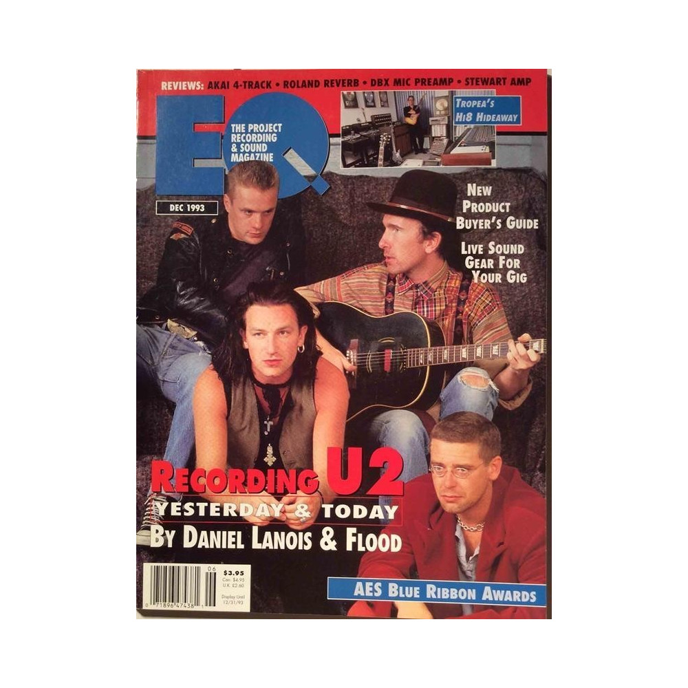 EQ project recording & sound : Recording U2 - begagnade magazine