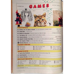 Games 1982 No. November Lost in the Funhouse? Magazine