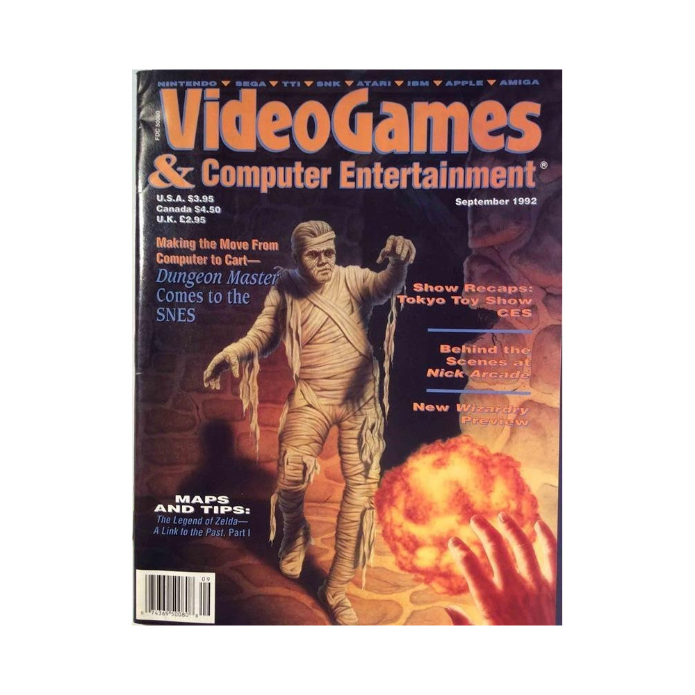 VideoGames & Computer Entertainment 1992 No. September Making the Move From Computer to Cart Magazine