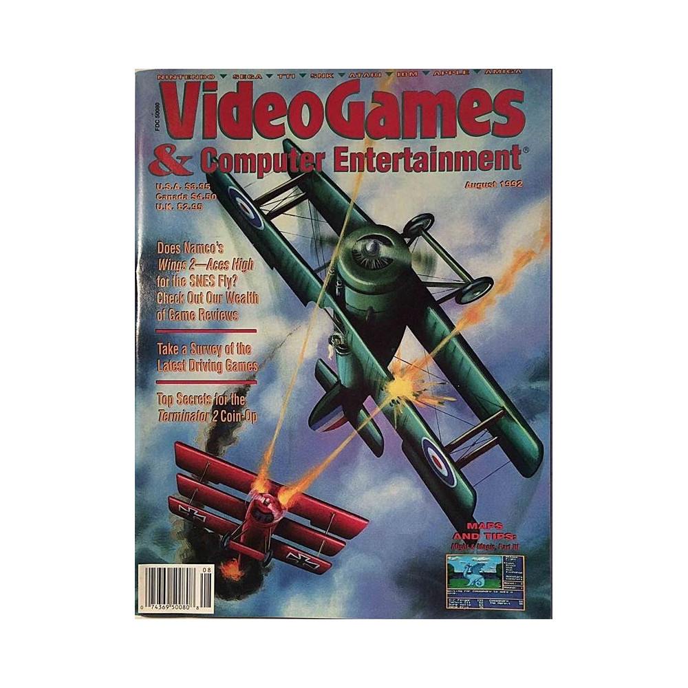 VideoGames & Computer Entertainment : Does Namco’s Wings 2, Aces High for SNES - begagnade magazine