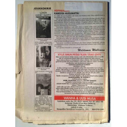 WUM Wanha & Uusi Musa 1992 No. 1 Fats Dmino,Frank Zappa,Piirpauke Magazine