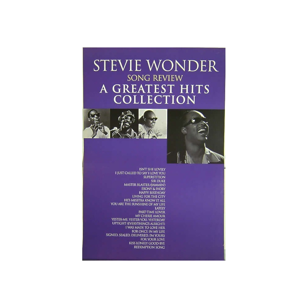 Juliste STEVIE WONDER, GREATEST - 50CM X 76CM