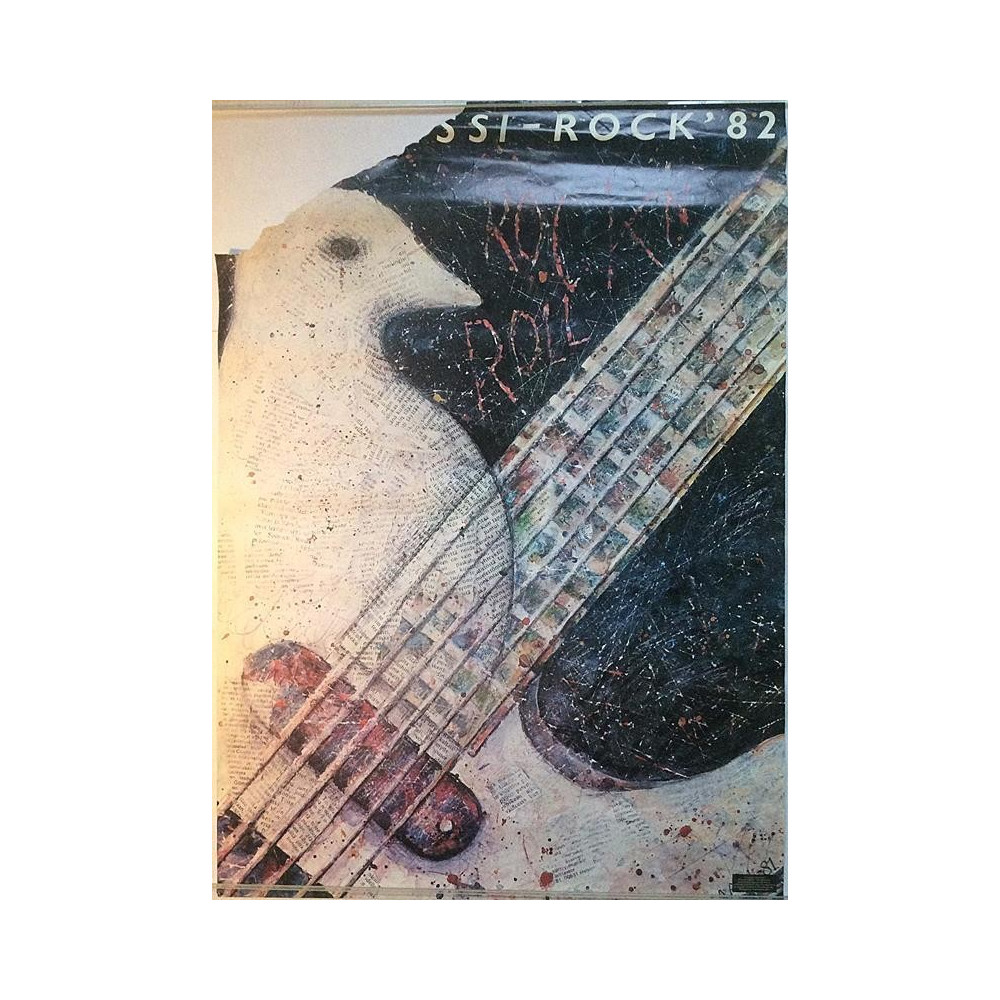 Provinssi-rock ‘82 : Festarijuliste 70cm x 100cm - Affisch / musik festival poster