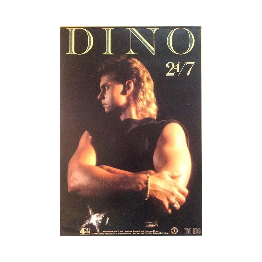 Dino: 24/7 : Promojuliste 50cm x 75cm - begagnat original promo poster