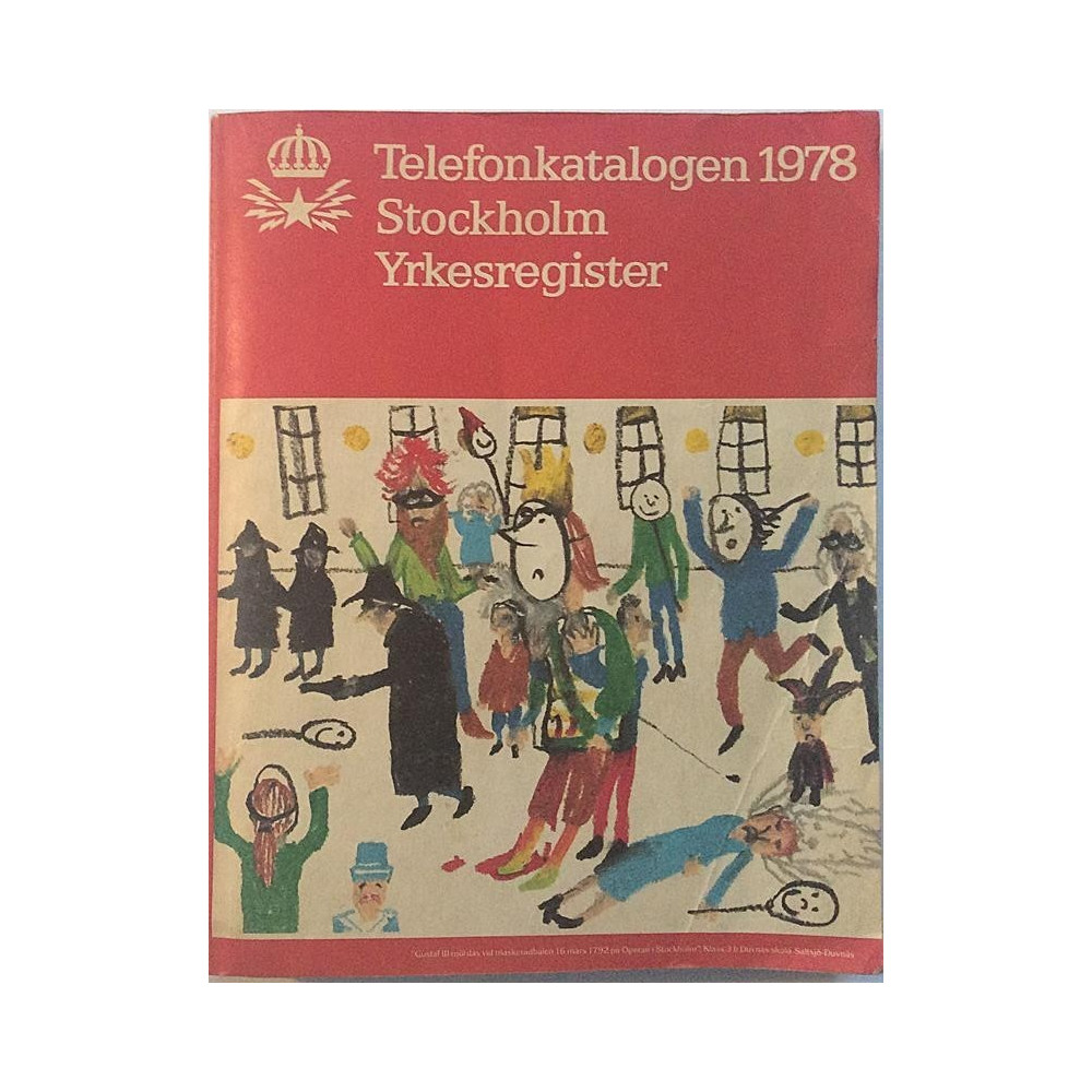 Telefonkatalogen 1978 : Stockholm Yrkesregister - Used book