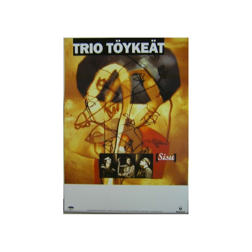 Juliste TRIO TÖYKEÄT, SISU - 42CM X 60CM