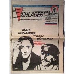 begagnade magazine - Schlager - NR23 aug 18 år :1981