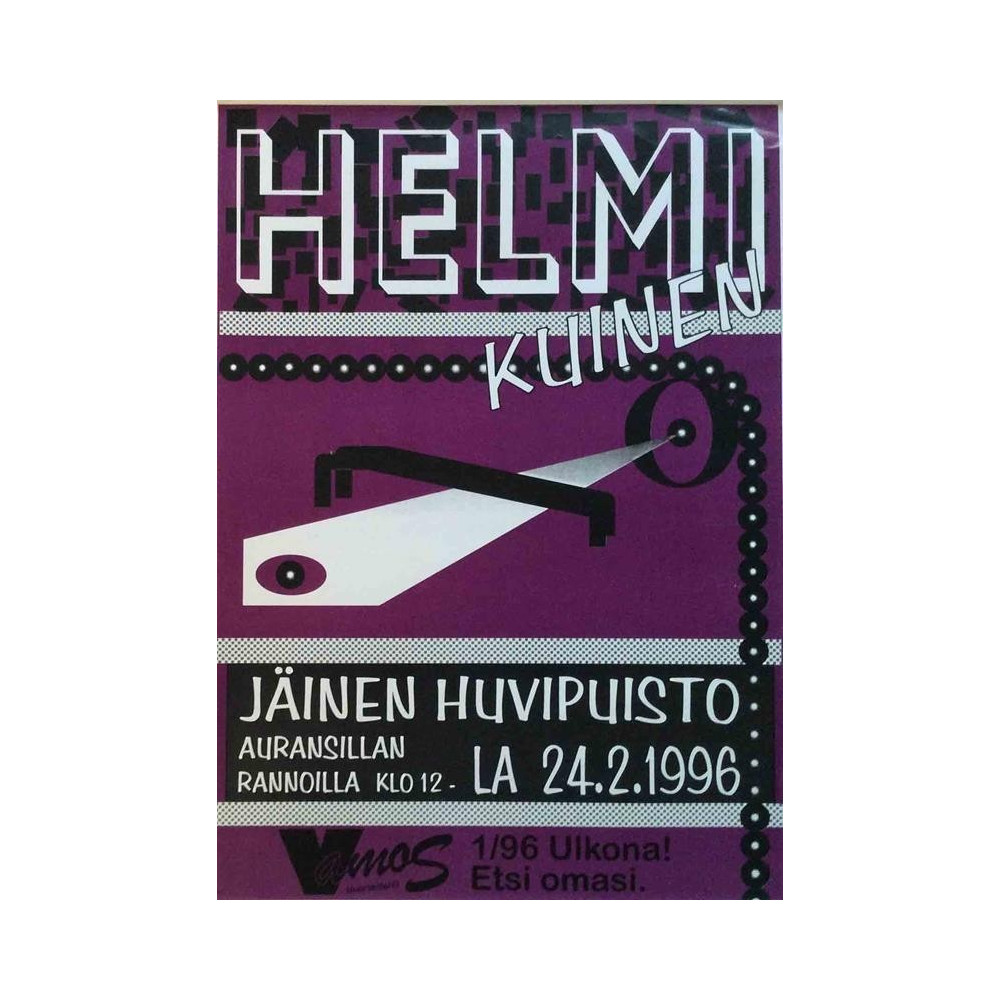 Helmi kuinen: Jäinen huvipuisto : Tapahtumajuliste 29cm x 41cm - JULISTE