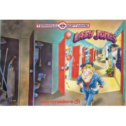 Lazy Jones : Commodore 64 pelijuliste 40cm x 28cm - Used Game Poster