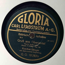 Koppel Robert / Koschat-Sänger : Mein schönes Innsbruck am grünen Inn - shellac 78 rpm record