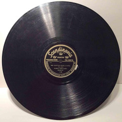 George Norgaards Quartet: Sörlands polka / Ski gutten reinlander  kansi muovi / paperikansi levy VG savikiekko gramofonilevy