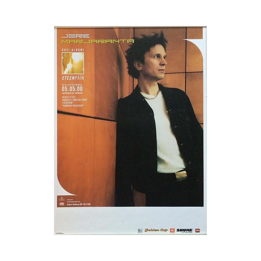 Marjaranta Jore: Eteenpäin : Promojuliste 41cm x 58cm - used original promo poster