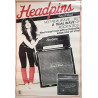 Headpins:Not new wave..but A Tidal Wave : Promojuliste 60cm x 90cm - used original promo poster