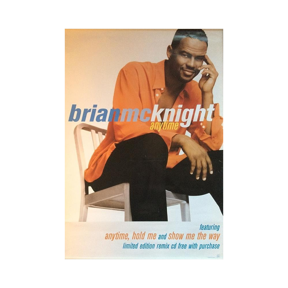 McKnight Brian: Anytime : Promojuliste kaksipuoleinen 60cm x 90cm - JULISTE