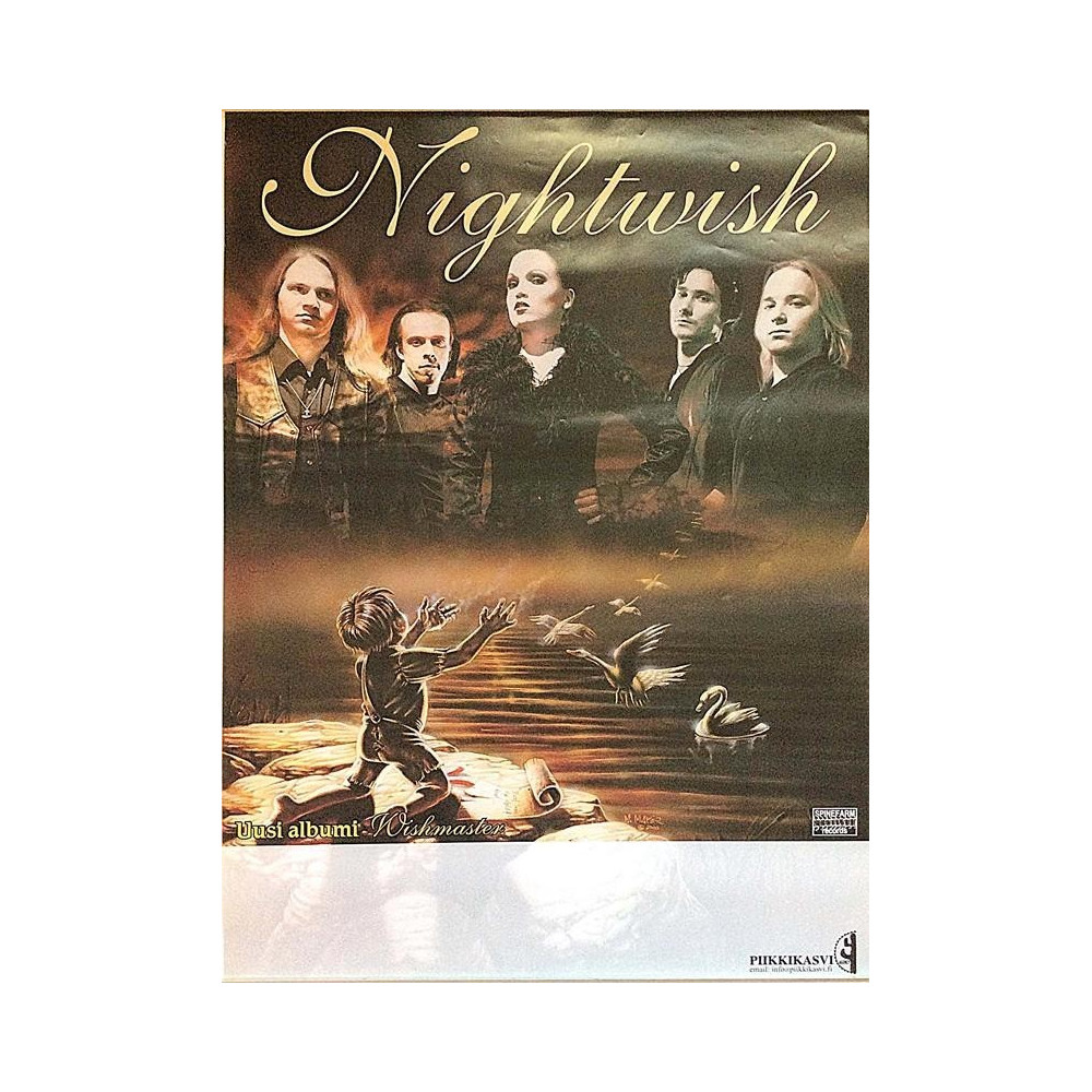 Nightwish: Wishmaster : Keikkajuliste 49cm x 69cm - Konsertaffisch