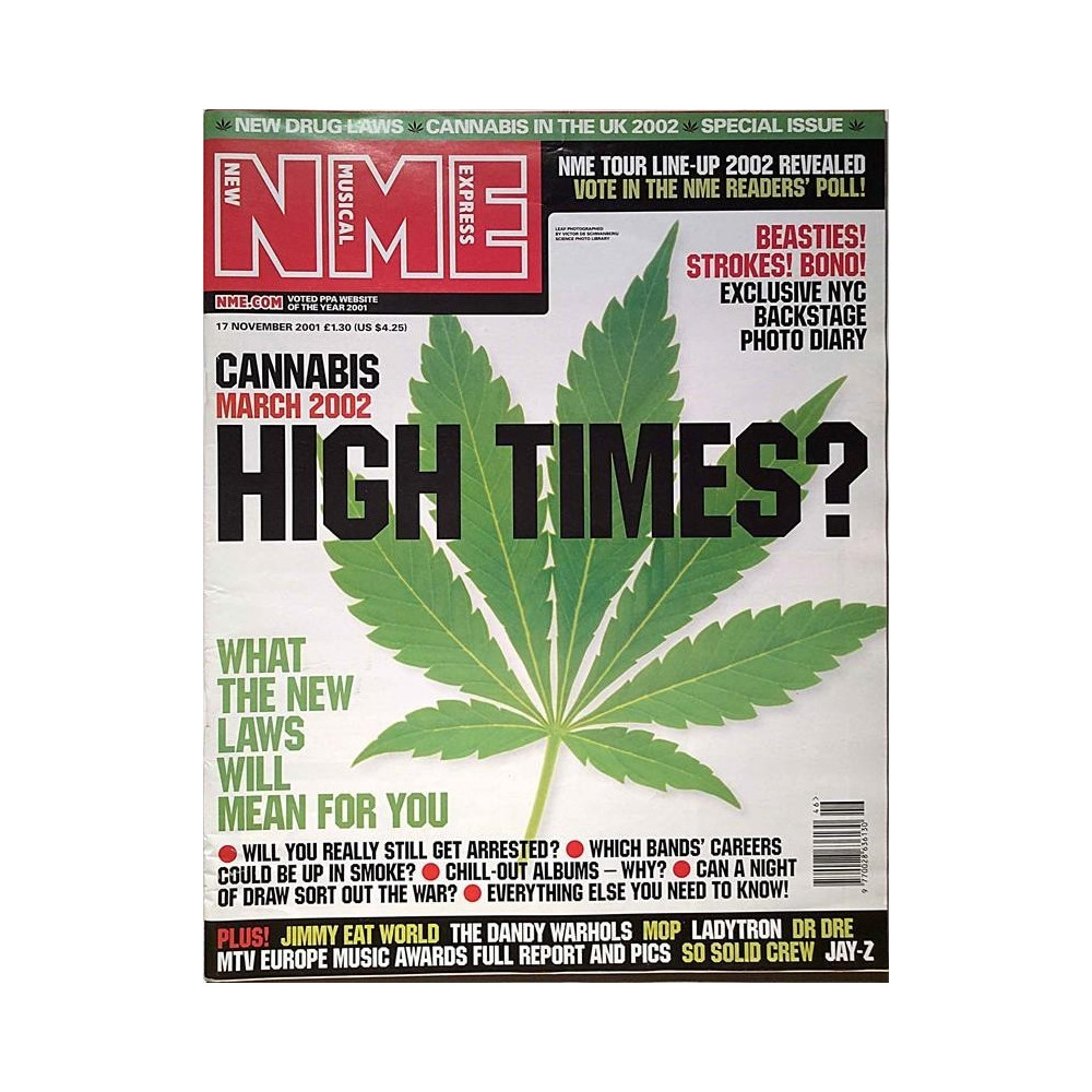 New Musical Express : Cannabis march 2002 High Times? - begagnade magazine