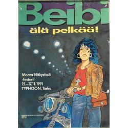 Beibi älä pelkää! : Maata Näkyvissa festarijuliste 42cm x 59cm - JULISTE