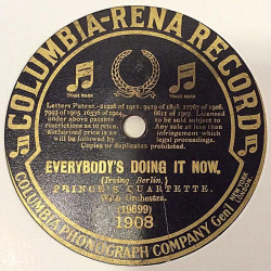Prince’s Quartette : Oh, You Beautiful Doll / Everybody’s doing it now - shellac 78 rpm record