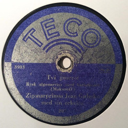 Walils Eddy Orkester : Blott en vagabond / Två gitarrer - shellac 78 rpm record