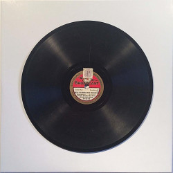 String Orchestra With Grand Pipe Organ : Poem / Bells Across the Meadow - shellac 78 rpm record