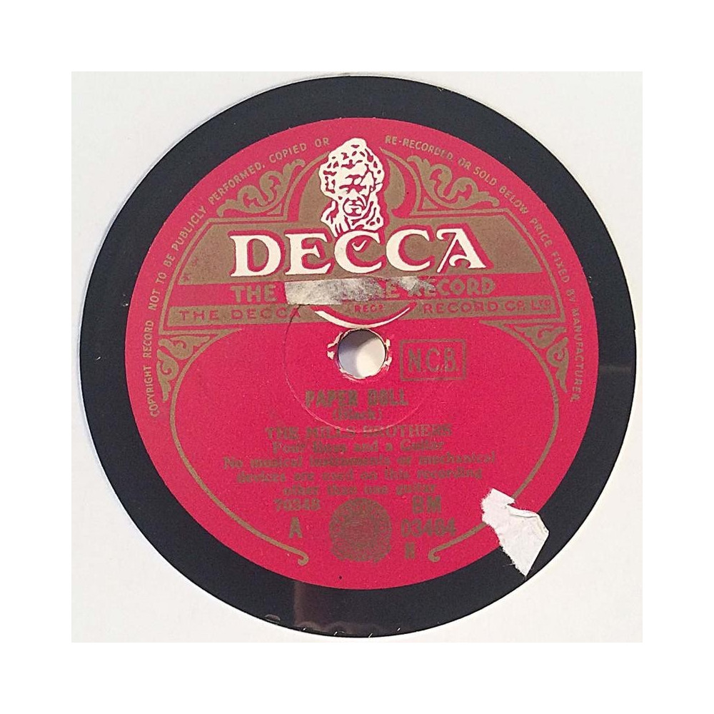 Mills Brothers : Paper Doll / I’ll Be Around - stenkaka 78-varvare